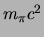 $m_\pi c^2$