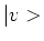 $\vert v>$