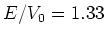 $E/V_0=1.33$