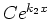 $Ce^{k_2 x}$