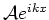 ${\mathcal{A}}e^{ikx}$