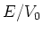 $E/V_0$